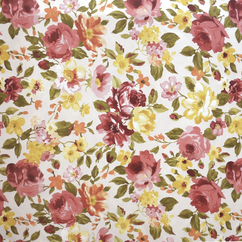 Maroon Roses Bedruckte Leinwand - Ribes y Casals