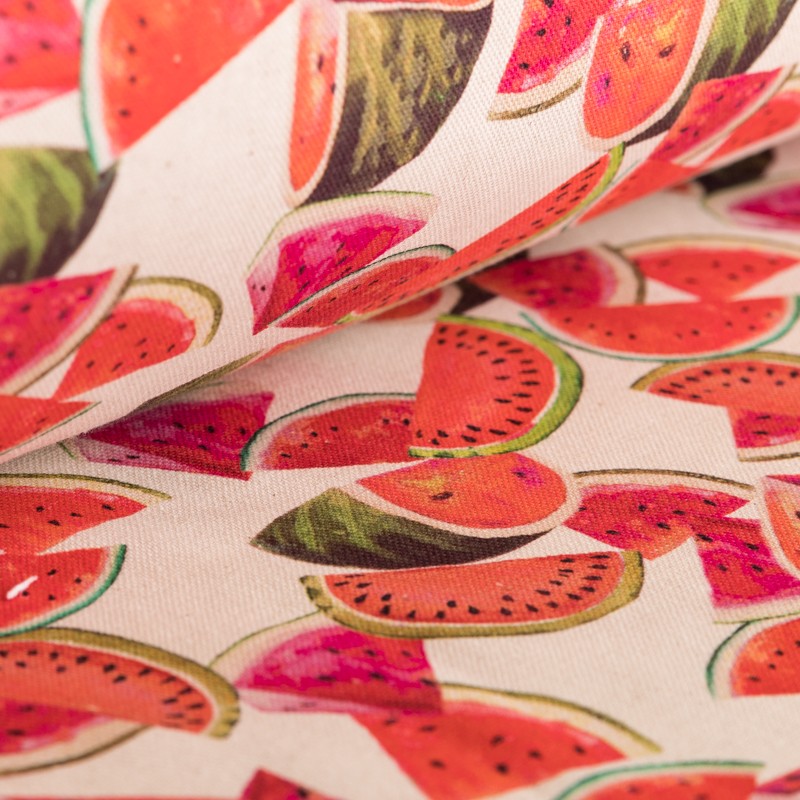 Wassermelone Bedruckte Leinwand - Ribes y Casals
