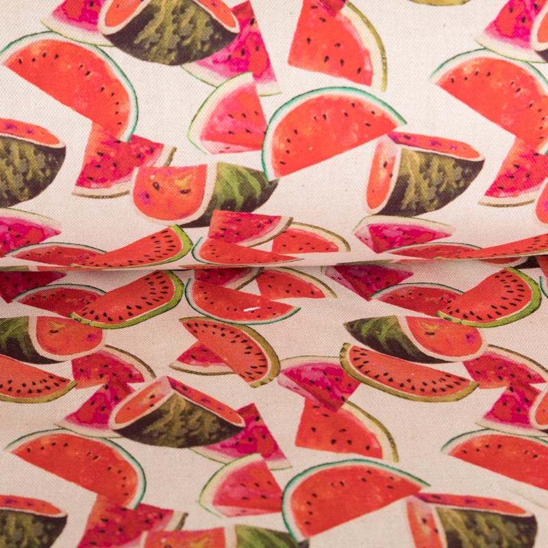 Wassermelone Bedruckte Leinwand - Ribes y Casals