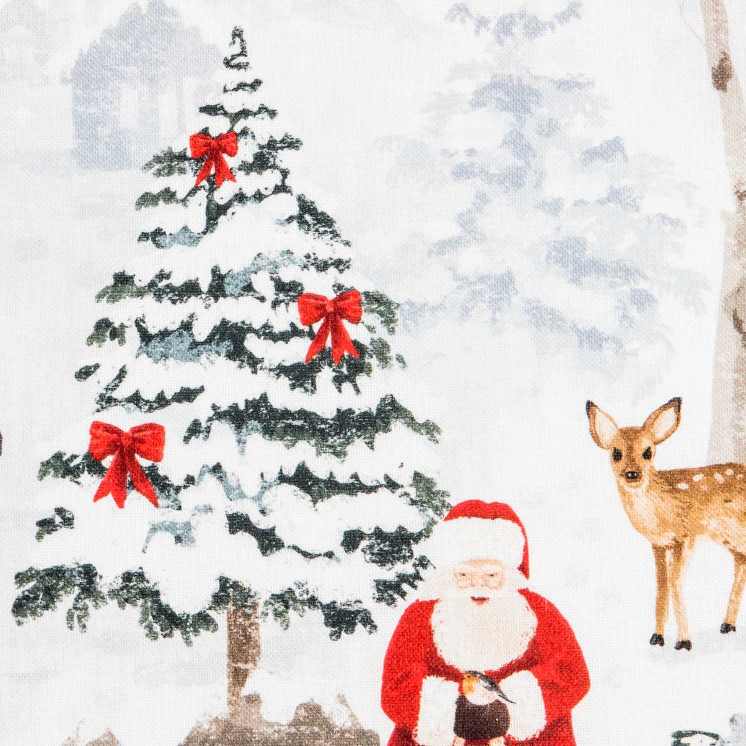 Bedruckte Leinwand Weihnachtsmann Weiß - Ribes y Casals
