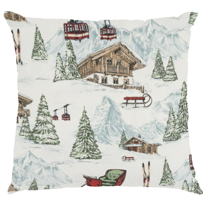 Schnee Bedruckte Leinwand Weiß - Ribes y Casals