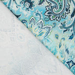 Bedruckter Wandteppich aus Segeltuch Blau - Ribes y Casals