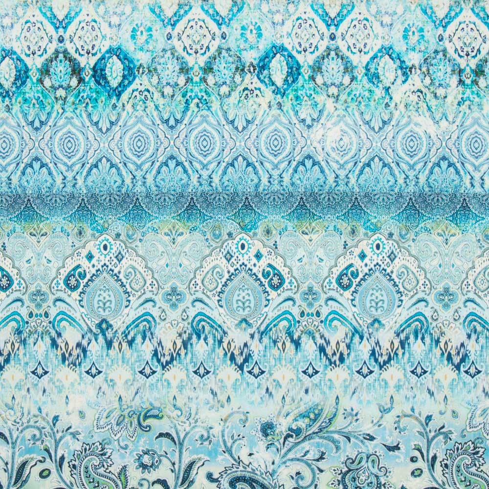Bedruckter Wandteppich aus Segeltuch Blau - Ribes y Casals