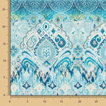 Bedruckter Wandteppich aus Segeltuch Blau - Ribes y Casals