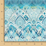 Bedruckter Wandteppich aus Segeltuch Blau - Ribes y Casals