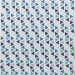 Blaue Dreiecke bedrucktes Segeltuch - Ribes y Casals