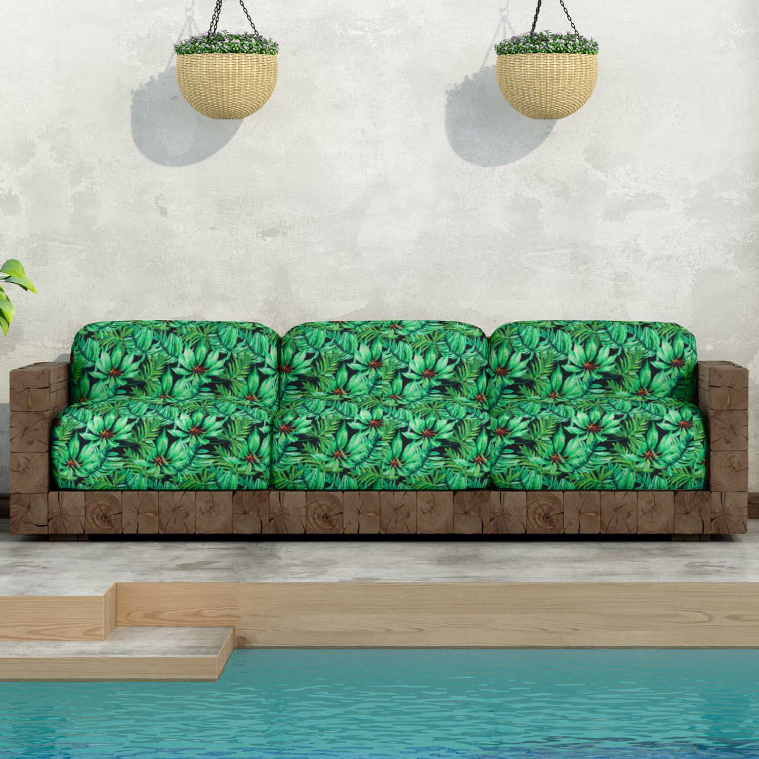 Tropical Canvas Outdoor Schwarz - Ribes y Casals