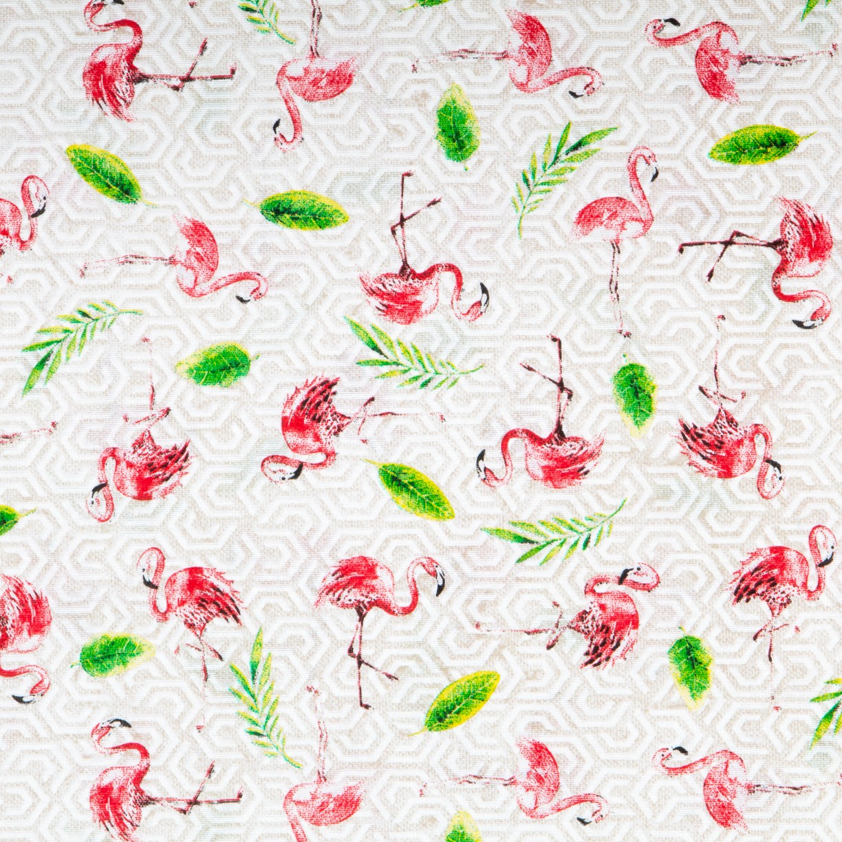 Flamingo-Leinwand Beige - Ribes y Casals