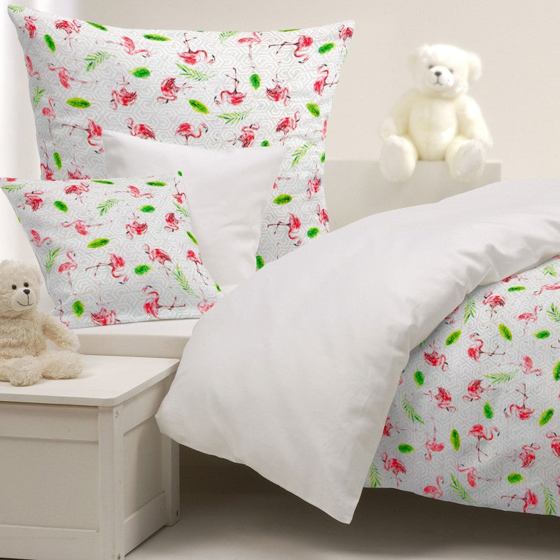Flamingo-Leinwand Beige - Ribes y Casals