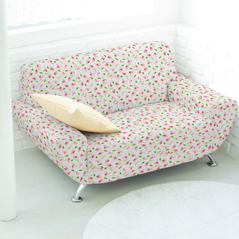 Flamingo-Leinwand Beige - Ribes y Casals