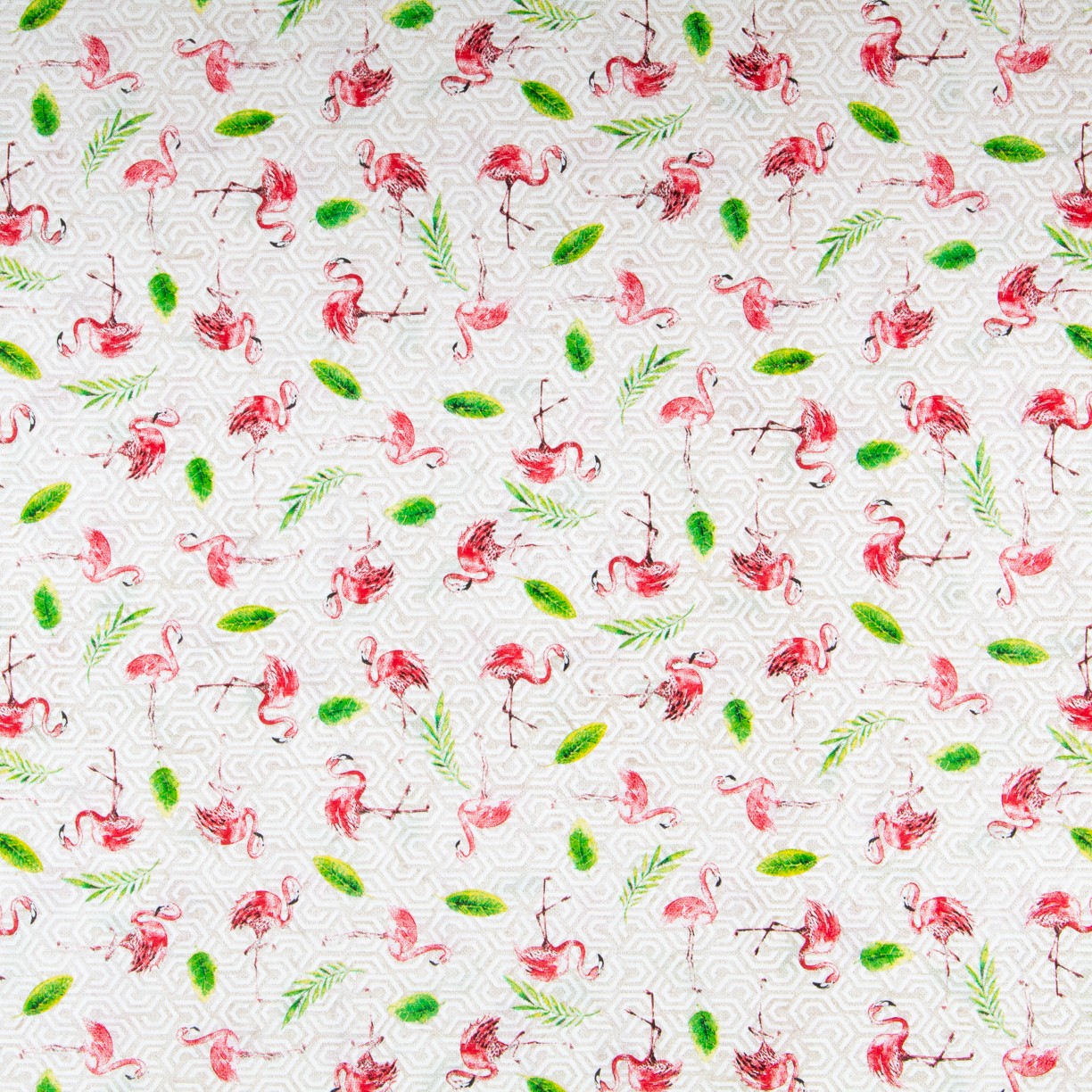Flamingo-Leinwand Beige - Ribes y Casals