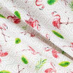 Flamingo-Leinwand Beige - Ribes y Casals