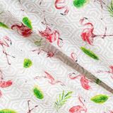 Flamingo-Leinwand Beige - Ribes y Casals