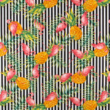 Flamingos Streifen Leinwand - Ribes y Casals