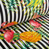 Flamingos Streifen Leinwand - Ribes y Casals