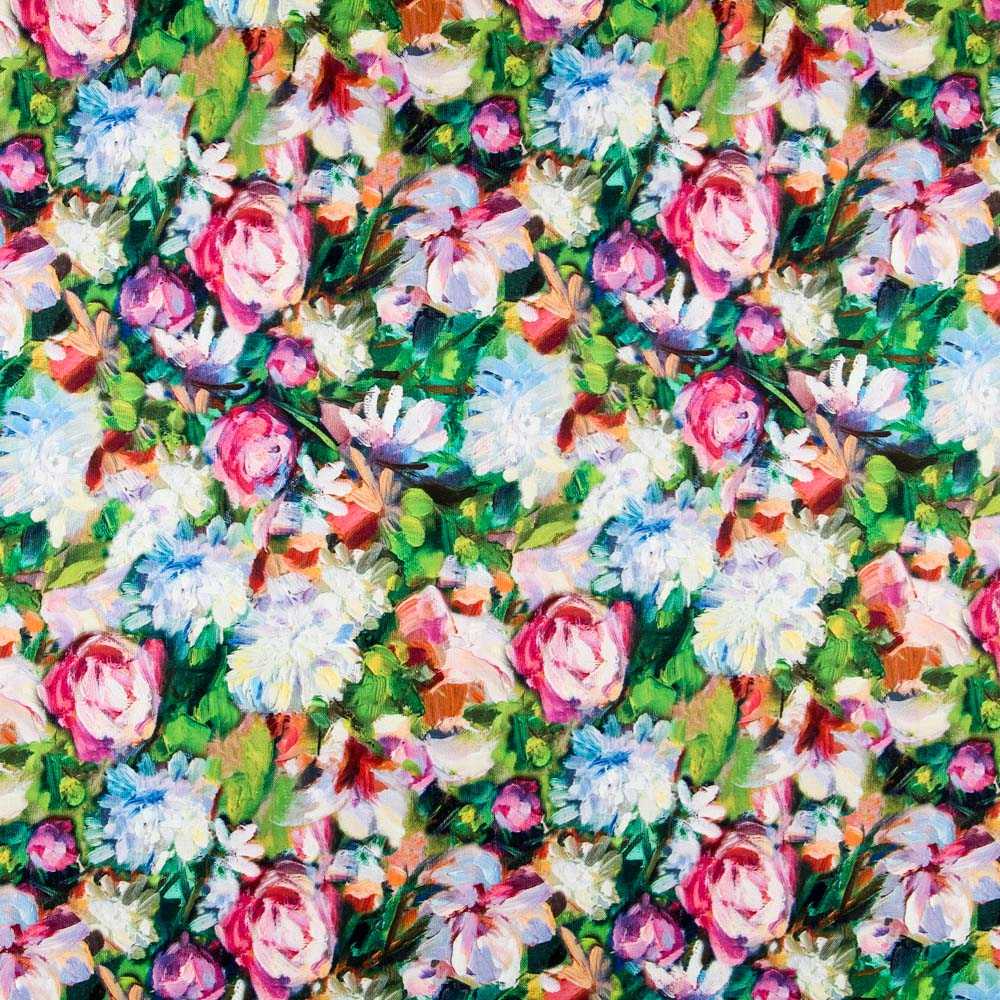 Leinwand Blumen Pinselstriche - Ribes y Casals