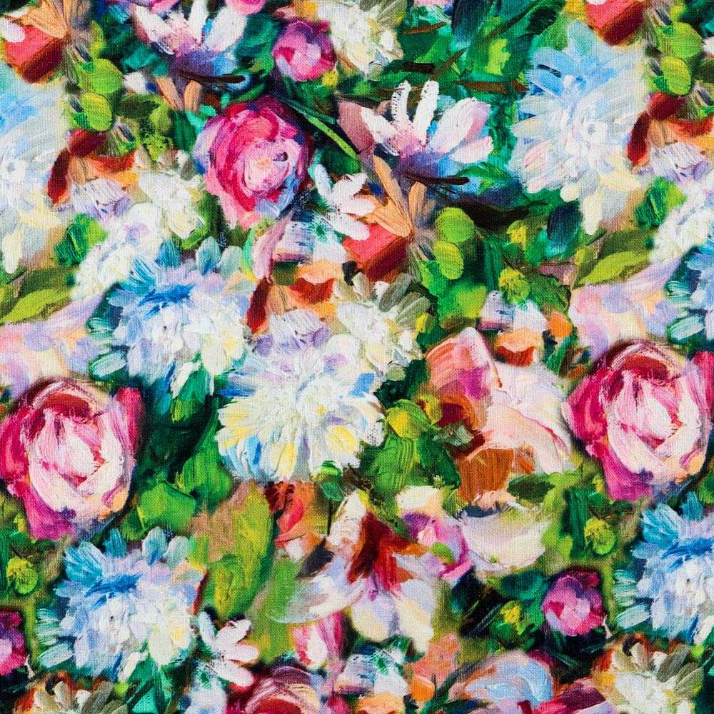 Leinwand Blumen Pinselstriche - Ribes y Casals