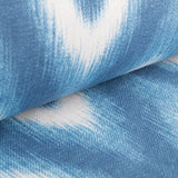 Ikat-Leinwand Rhombus Blau - Ribes y Casals