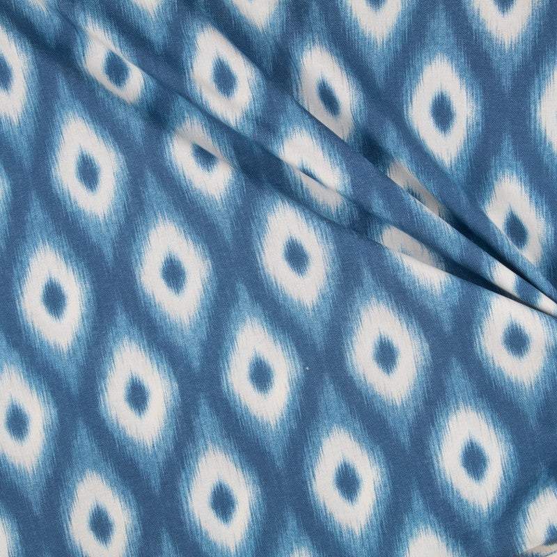 Ikat-Leinwand Rhombus Blau - Ribes y Casals