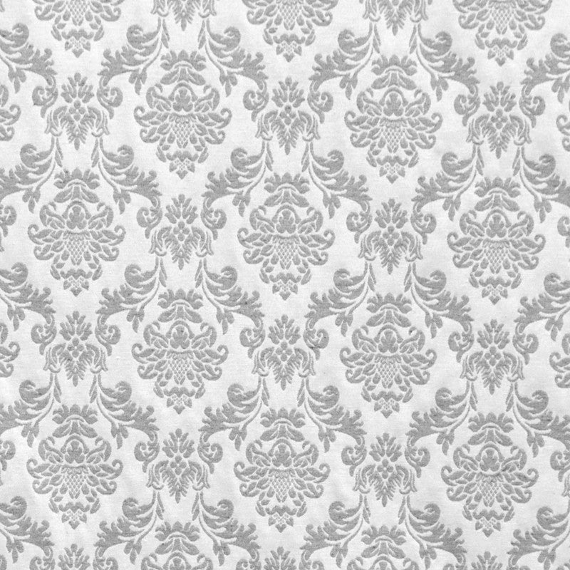 Jacquard-Leinwand Barroco Grau - Ribes y Casals