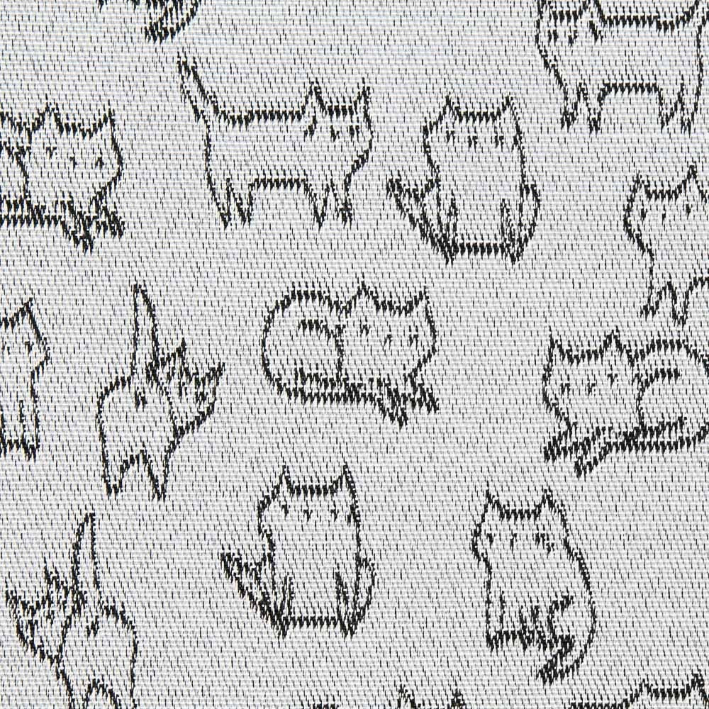 Jacquard-Leinwand Katzen Grau - Ribes y Casals