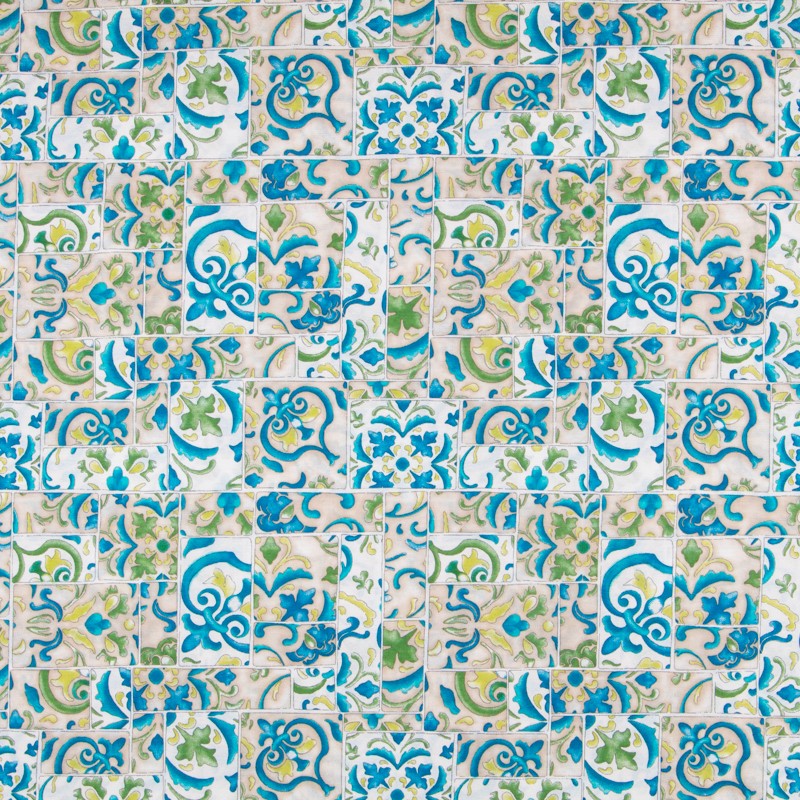 Blaue Mosaik-Leinwand - Ribes y Casals