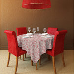 Rote florale Weihnachtsleinwand - Ribes y Casals