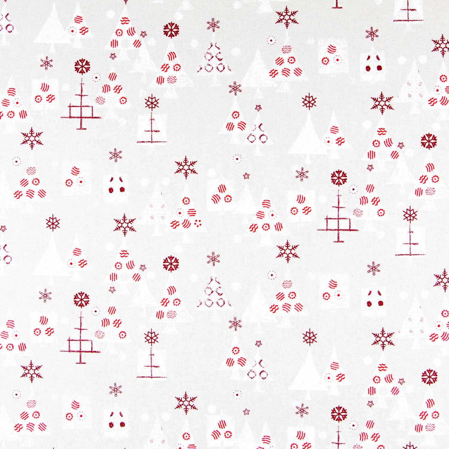 Canvas Weihnachten Wald Beige - Ribes y Casals