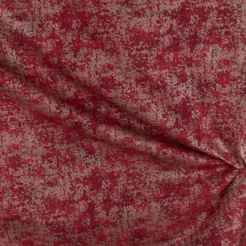 Weihnachts-Leinwand Lamé Rot Gold - Ribes y Casals