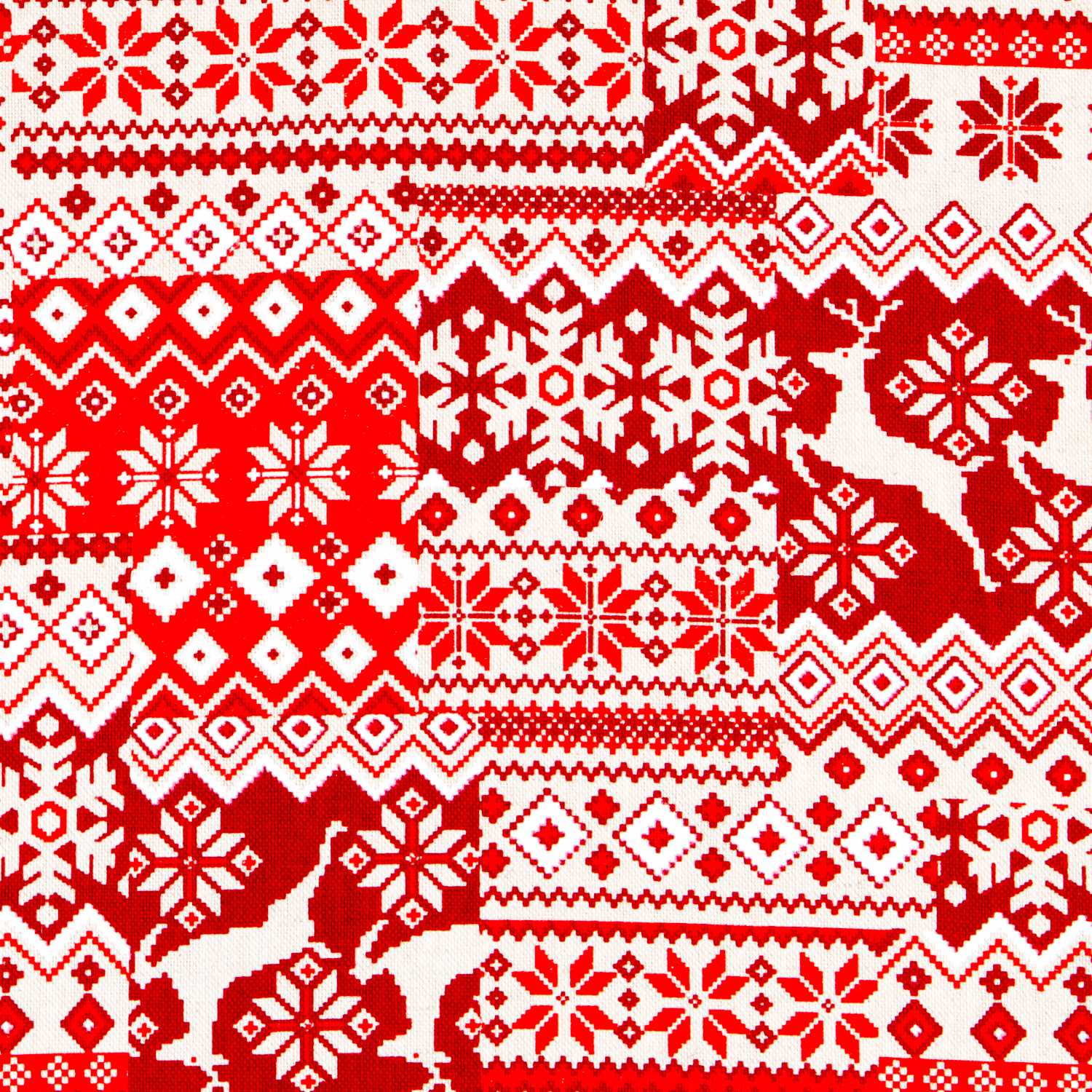 Rote Lappland-Weihnachtsleinwand - Ribes y Casals
