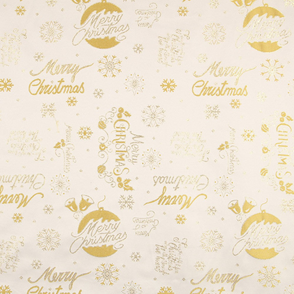 Weihnachten Lurex-Leinwand Gold - Ribes y Casals
