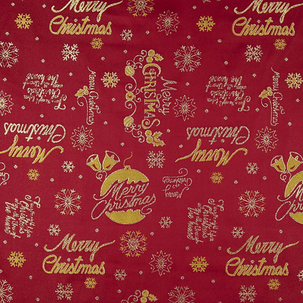 Rote Lurex-Weihnachtsleinwand - Ribes y Casals