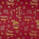 Rote Lurex-Weihnachtsleinwand - Ribes y Casals