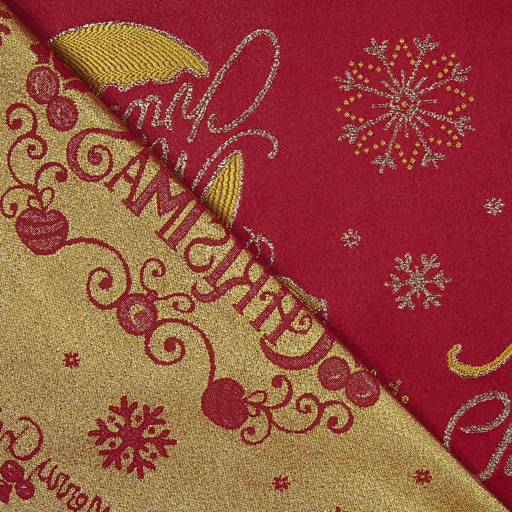 Rote Lurex-Weihnachtsleinwand - Ribes y Casals