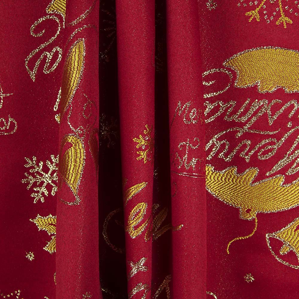 Rote Lurex-Weihnachtsleinwand - Ribes y Casals