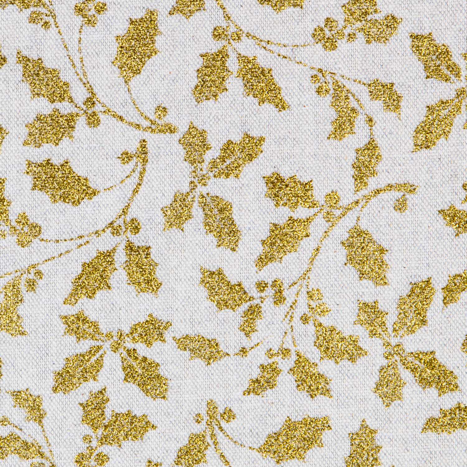 Leinwand Weihnachten Mistelzweig Gold - Ribes y Casals