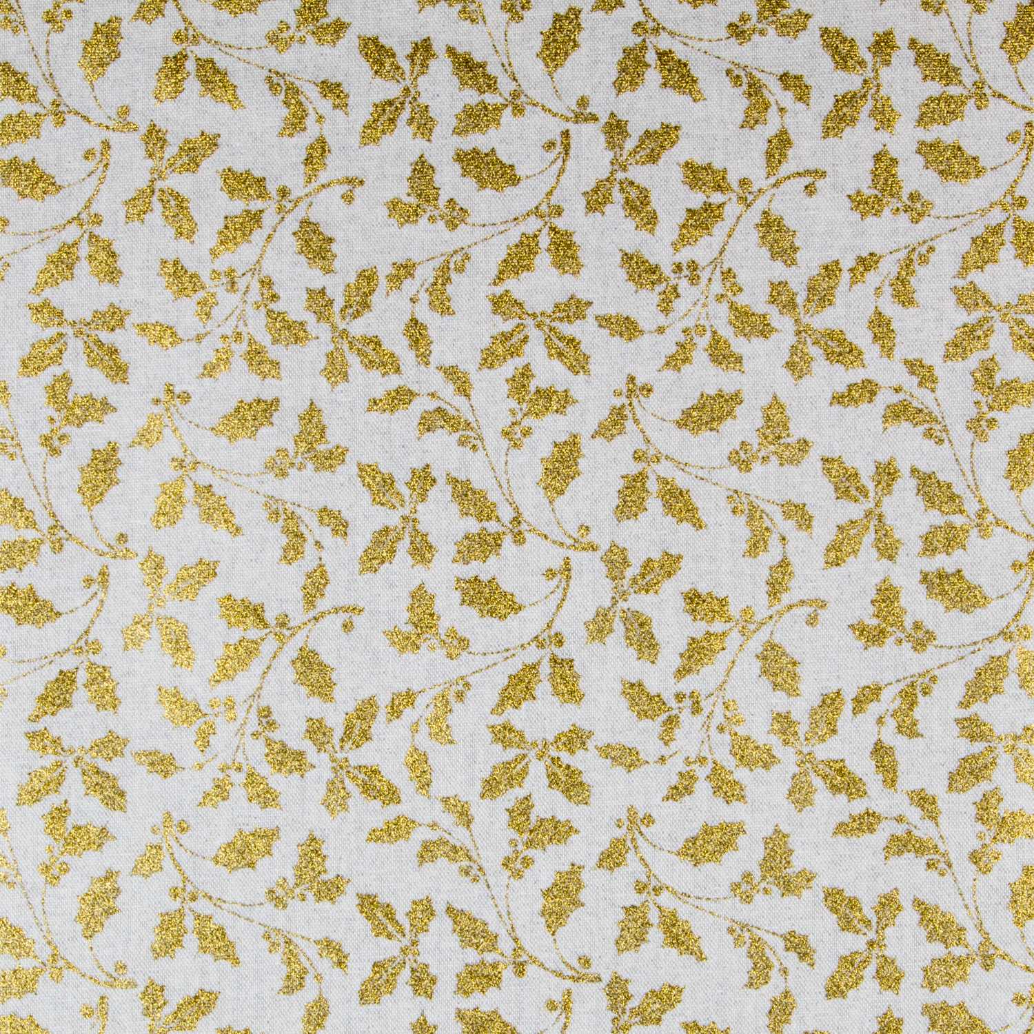 Leinwand Weihnachten Mistelzweig Gold - Ribes y Casals