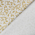 Leinwand Weihnachten Mistelzweig Gold - Ribes y Casals
