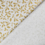 Leinwand Weihnachten Mistelzweig Gold - Ribes y Casals