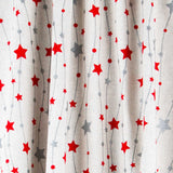 Canvas Weihnachtssterne Rot Silber - Ribes y Casals