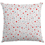 Canvas Weihnachtssterne Rot Silber - Ribes y Casals