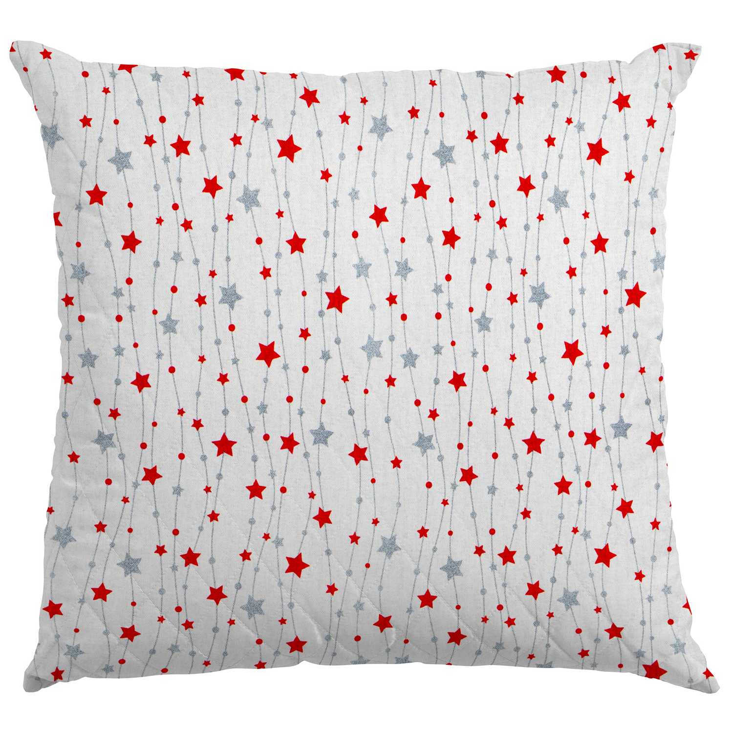 Canvas Weihnachtssterne Rot Silber - Ribes y Casals