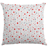 Canvas Weihnachtssterne Rot Silber - Ribes y Casals