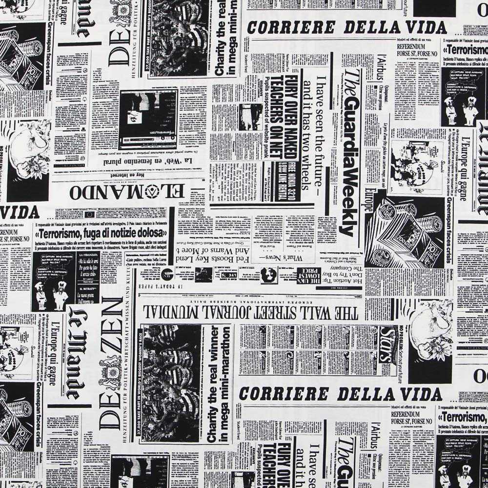 Zeitungsleinwand Weiß - Ribes y Casals