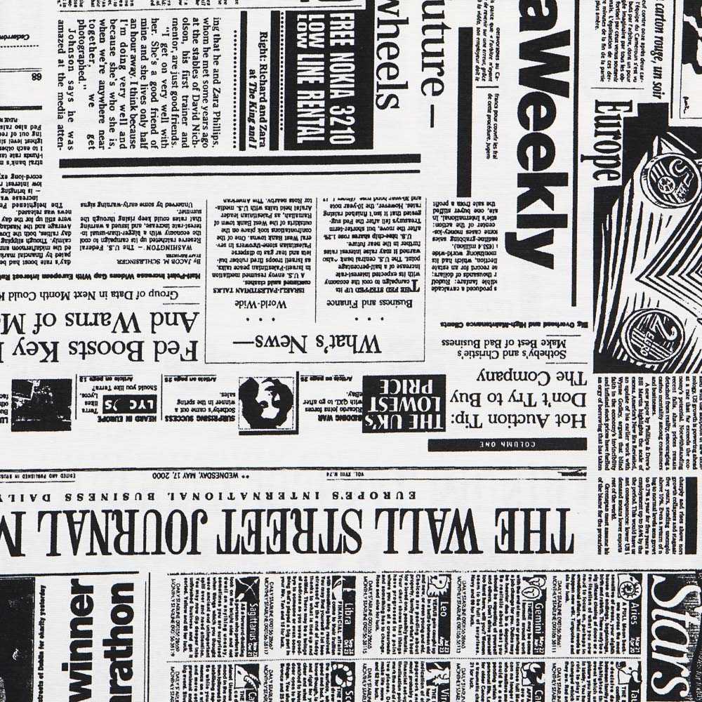 Zeitungsleinwand Weiß - Ribes y Casals