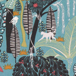 Panama Segeltuch Afrika Aquamarin - Ribes y Casals