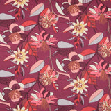Panama Segeltuch Hibiskus Lila - Ribes y Casals