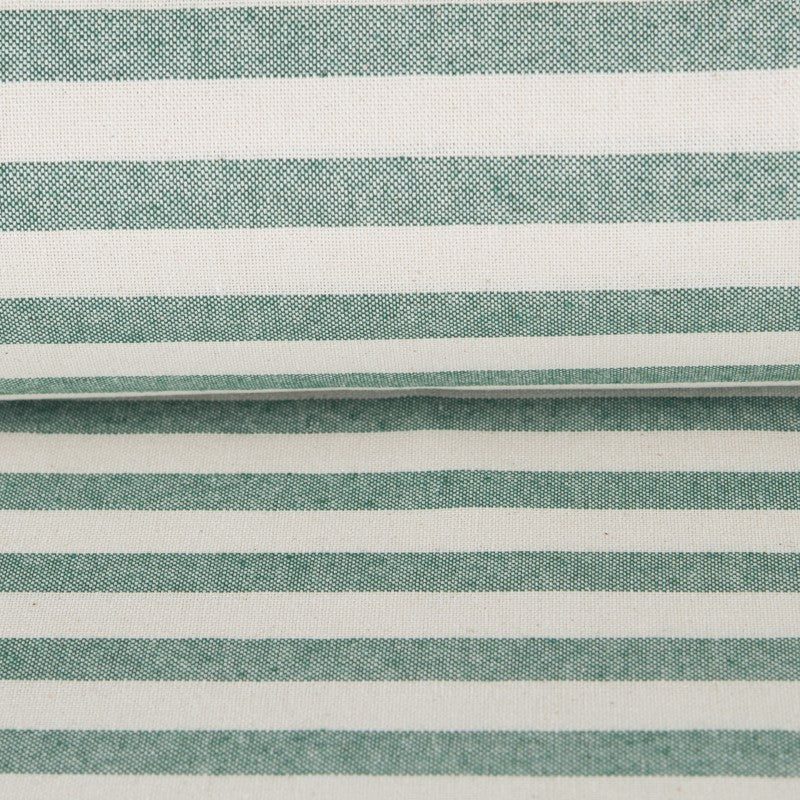 Canvas Streifen Medium Grün - Ribes y Casals
