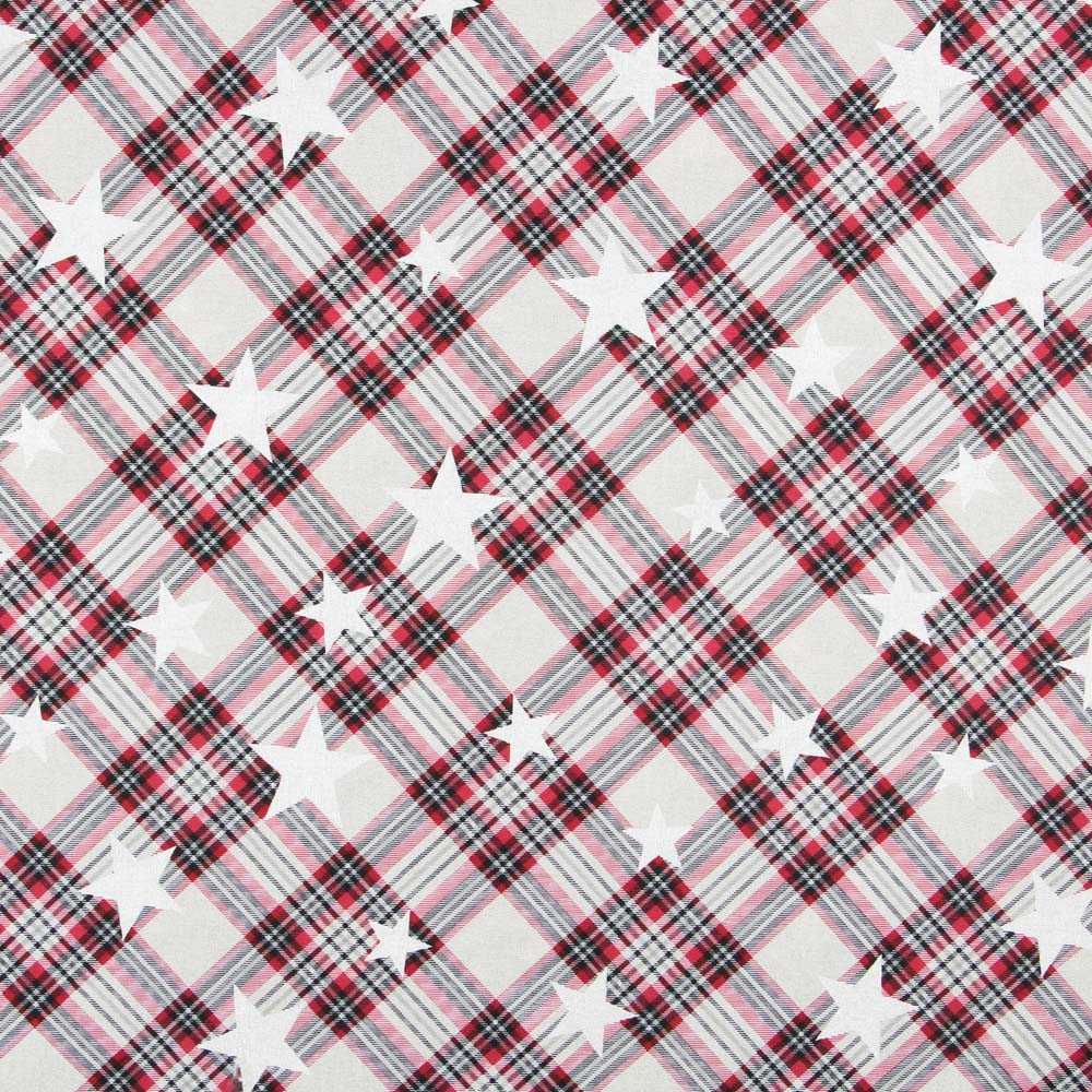 Leinwand Sterne Plaid Hintergrund - Ribes y Casals