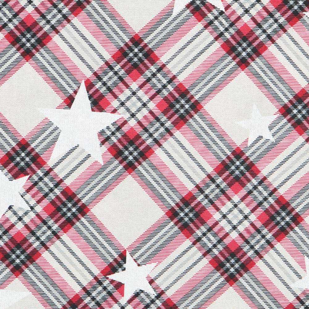 Leinwand Sterne Plaid Hintergrund - Ribes y Casals